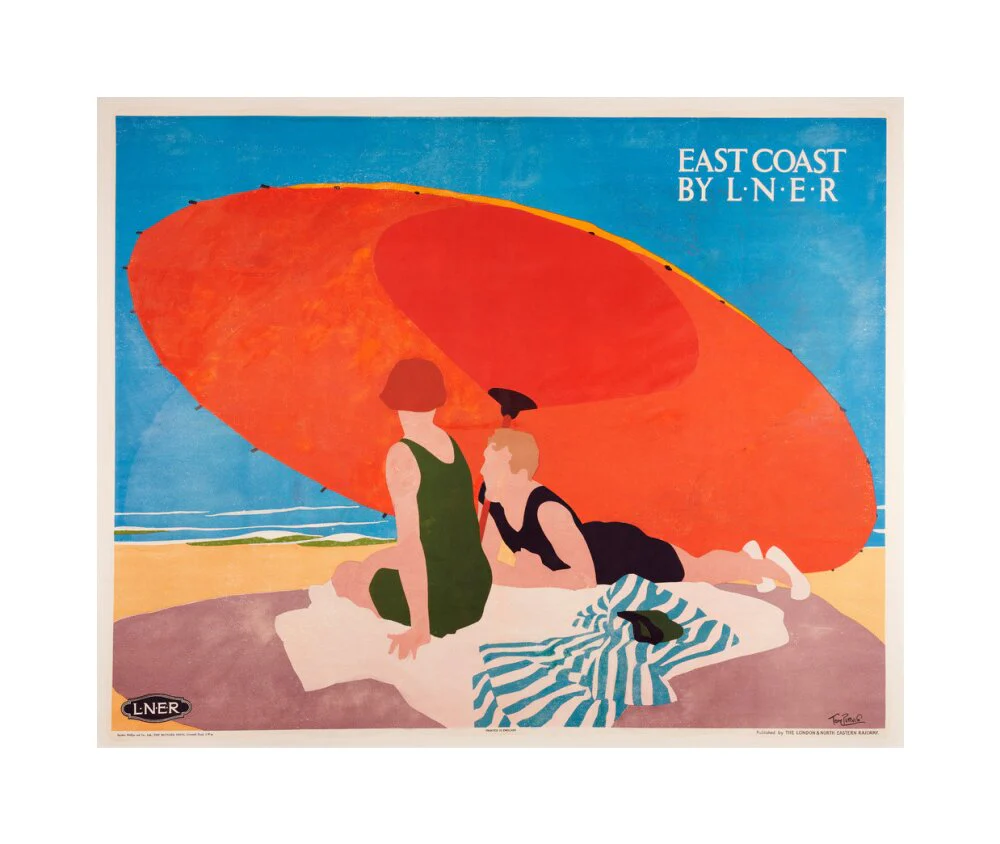 'East Coast by LNER', LNER poster, 1930s. - Image 61