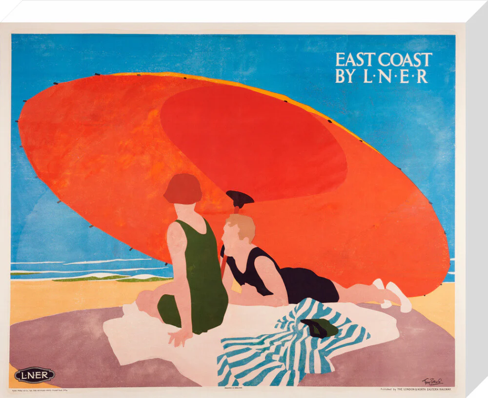 'East Coast by LNER', LNER poster, 1930s. - Image 65