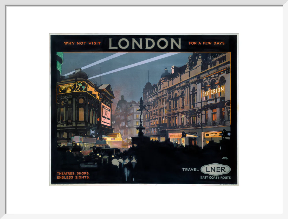 'Piccadilly Circus', LNER poster, 1923-1947. - Image 19