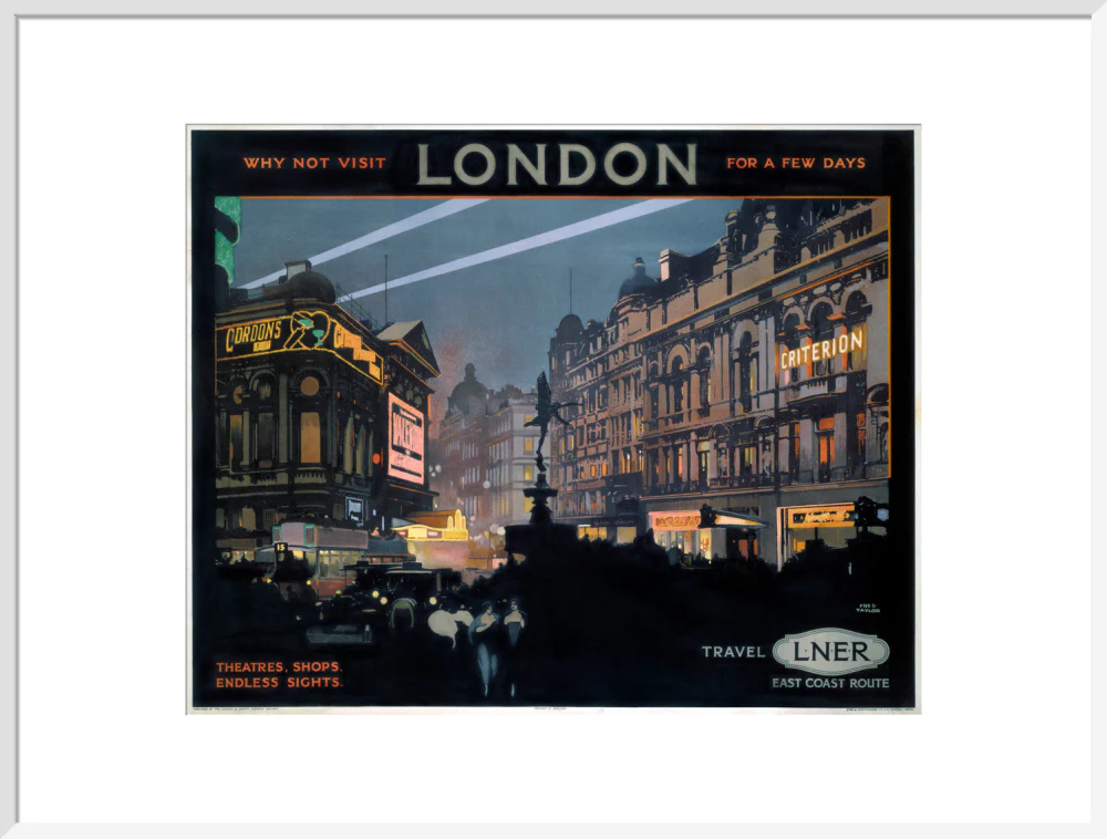 'Piccadilly Circus', LNER poster, 1923-1947. - Image 24