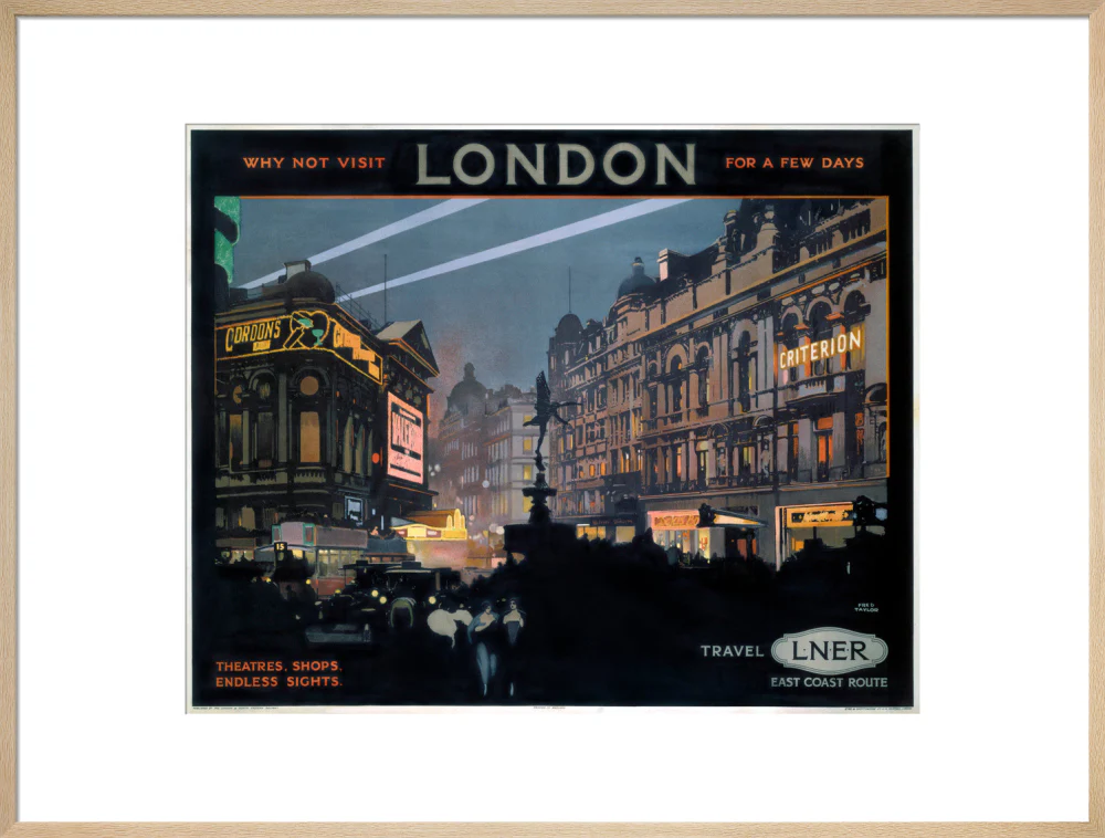 'Piccadilly Circus', LNER poster, 1923-1947. - Image 26
