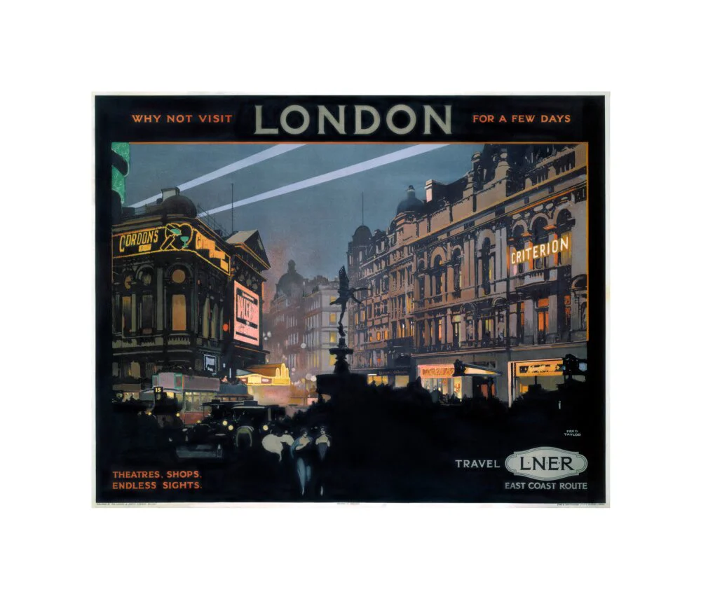 'Piccadilly Circus', LNER poster, 1923-1947. - Image 27