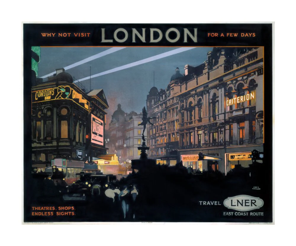 'Piccadilly Circus', LNER poster, 1923-1947. - Image 29
