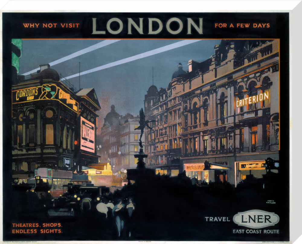 'Piccadilly Circus', LNER poster, 1923-1947. - Image 33