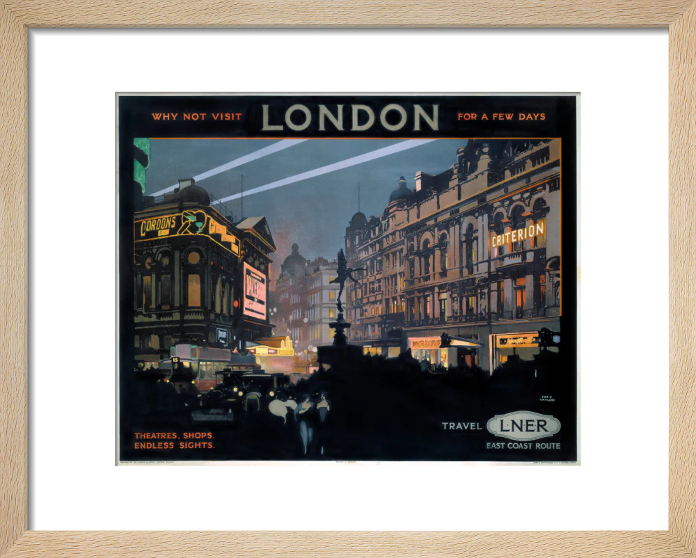 'Piccadilly Circus', LNER poster, 1923-1947. - Image 39