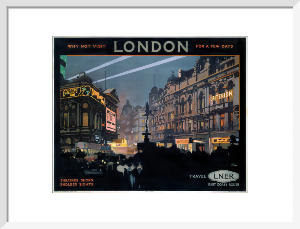 'Piccadilly Circus', LNER poster, 1923-1947. - Image 47