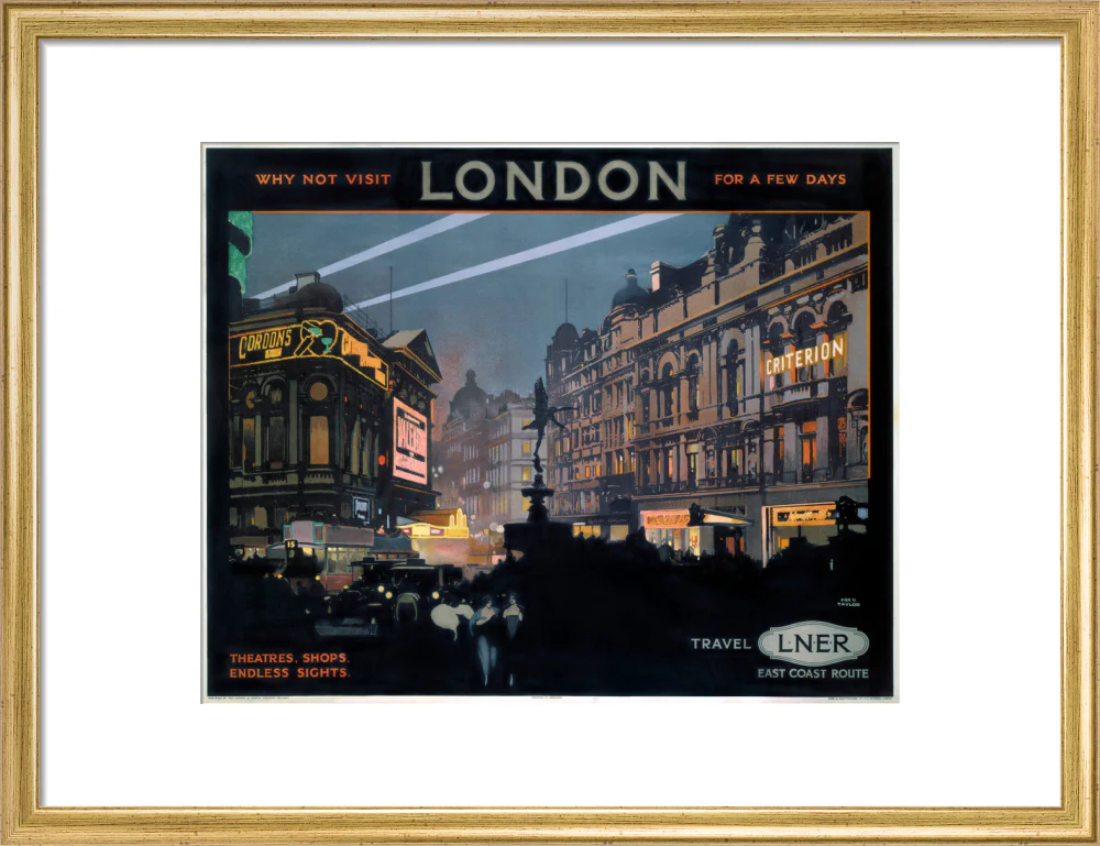 'Piccadilly Circus', LNER poster, 1923-1947. - Image 48