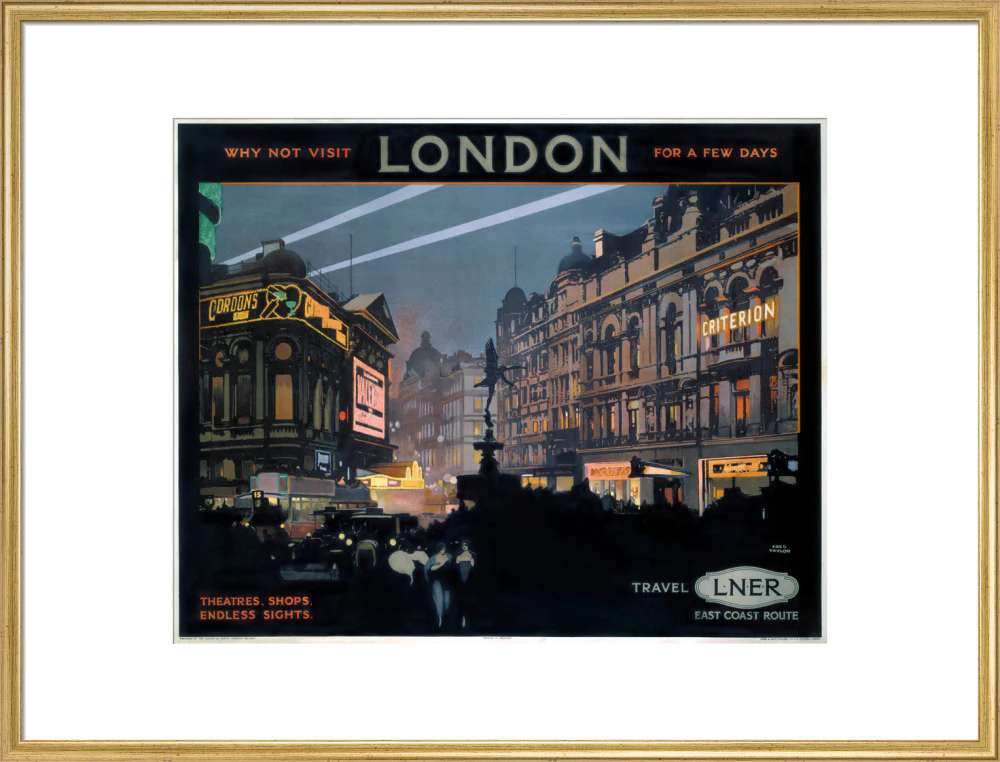 'Piccadilly Circus', LNER poster, 1923-1947. - Image 58