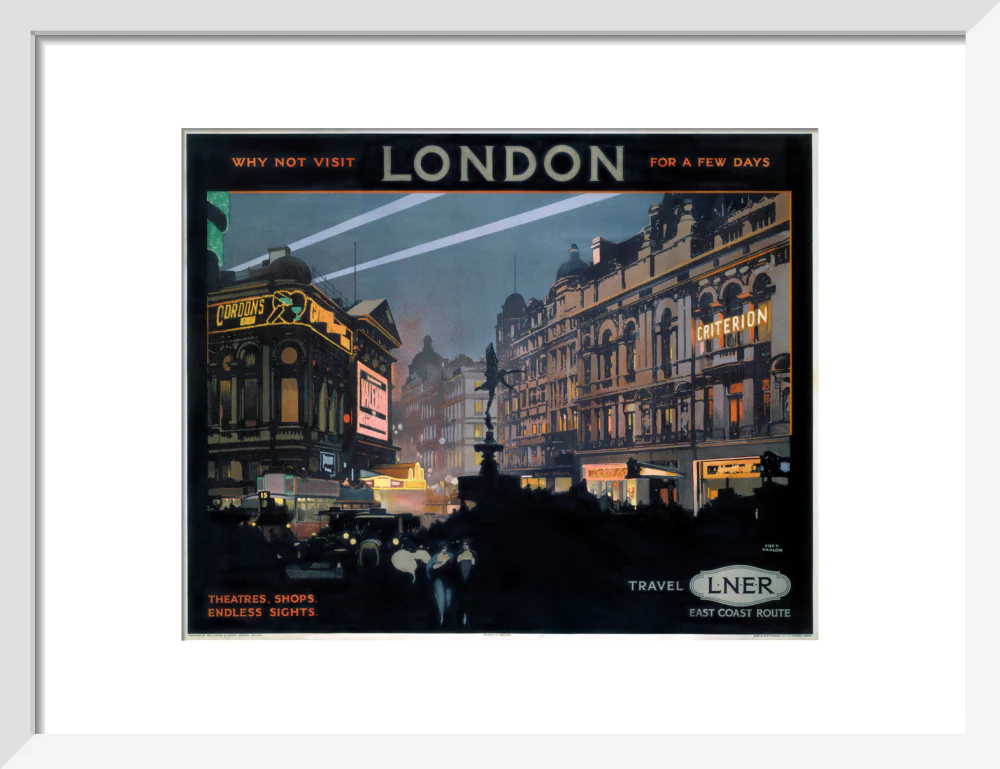 'Piccadilly Circus', LNER poster, 1923-1947. - Image 9