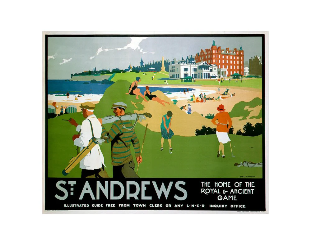'St Andrews', LNER poster, 1920s. - Image 2