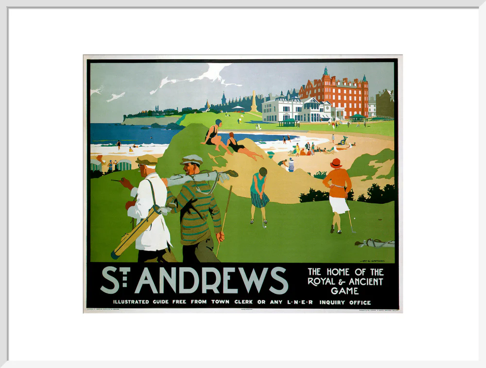 'St Andrews', LNER poster, 1920s. - Image 24