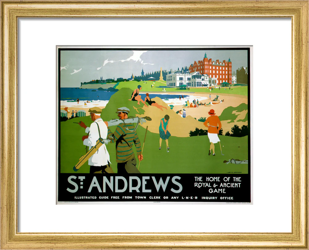 'St Andrews', LNER poster, 1920s. - Image 38