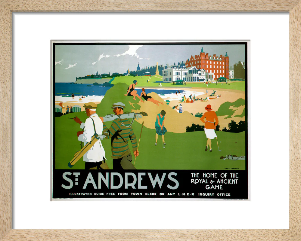 'St Andrews', LNER poster, 1920s. - Image 39
