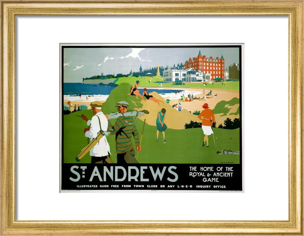 'St Andrews', LNER poster, 1920s. - Image 43