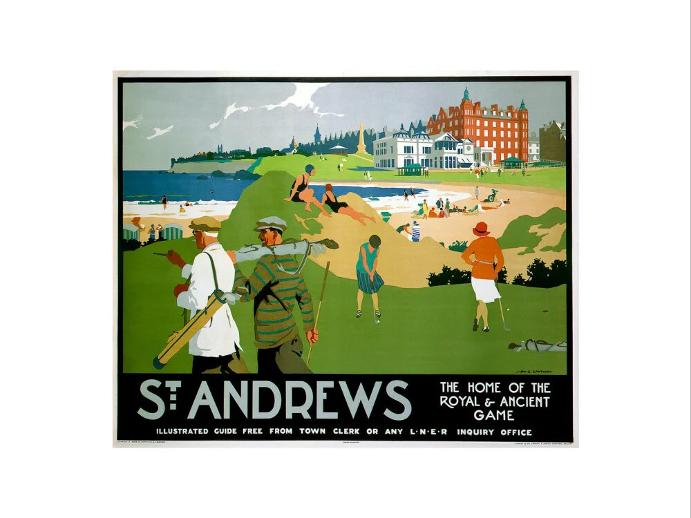 'St Andrews', LNER poster, 1920s. - Image 55