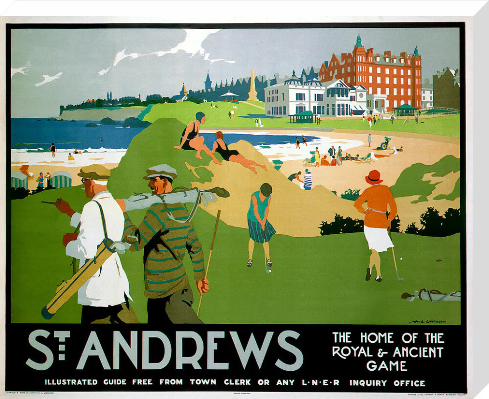 'St Andrews', LNER poster, 1920s. - Image 66