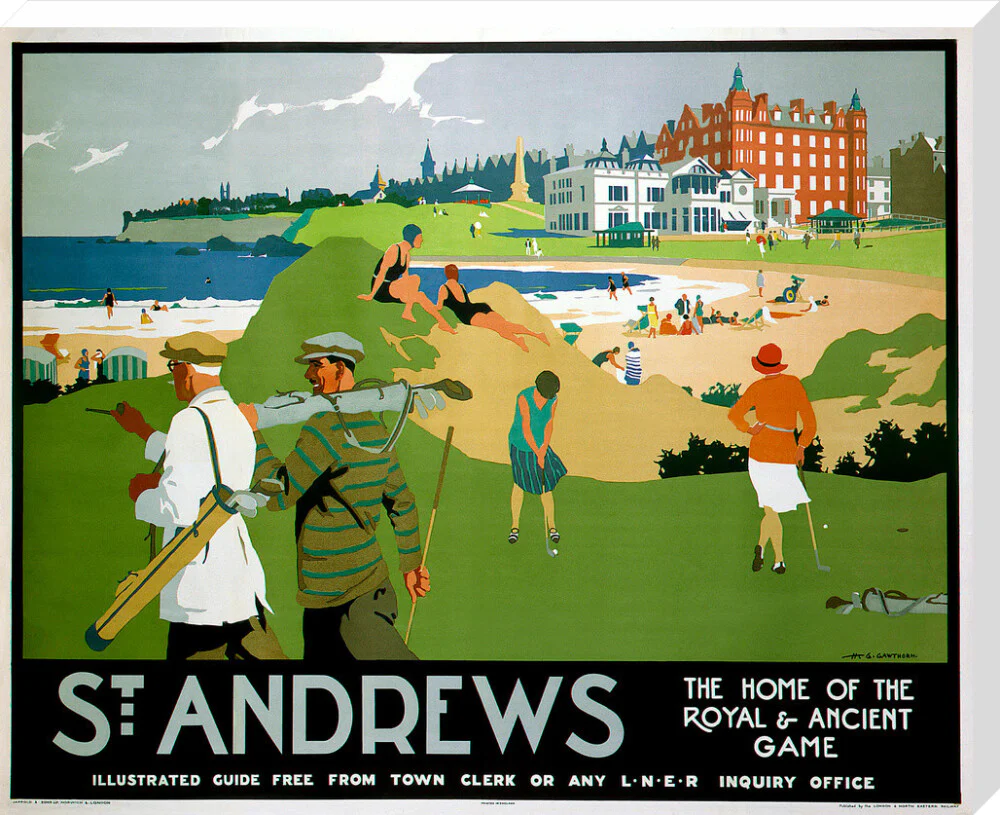'St Andrews', LNER poster, 1920s. - Image 67
