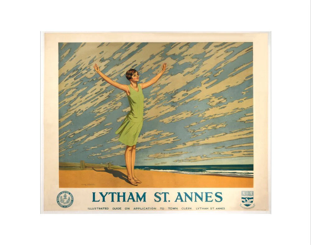 'Lytham St Annes', LMS poster, 1923-1930. - Image 35