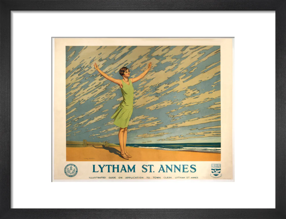 'Lytham St Annes', LMS poster, 1923-1930. - Image 8