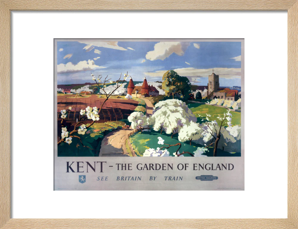 'Kent - The Garden of England', BR poster, 1955. - Image 11