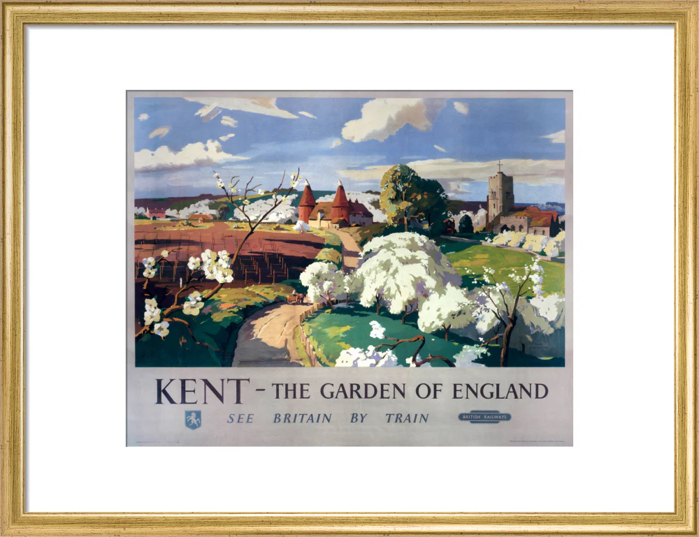 'Kent - The Garden of England', BR poster, 1955. - Image 15