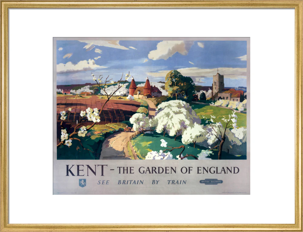 'Kent - The Garden of England', BR poster, 1955. - Image 20