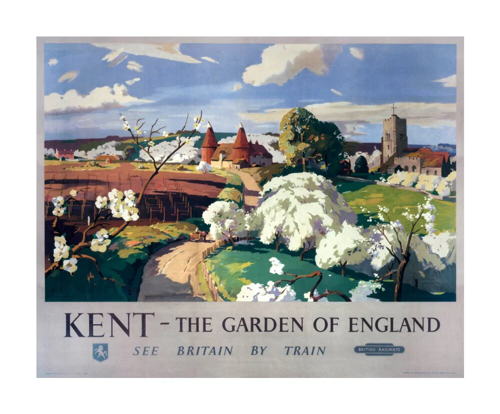 'Kent - The Garden of England', BR poster, 1955. - Image 29