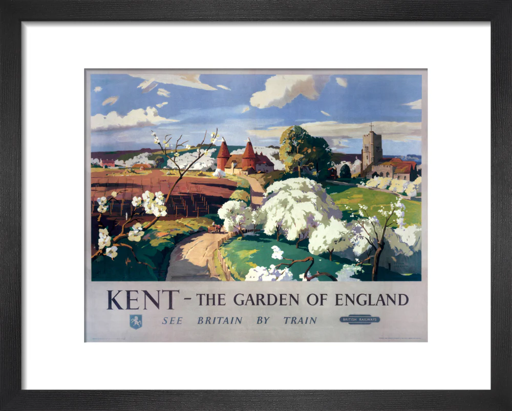 'Kent - The Garden of England', BR poster, 1955. - Image 3