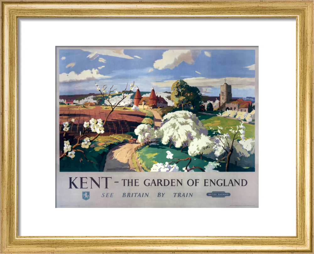 'Kent - The Garden of England', BR poster, 1955. - Image 38