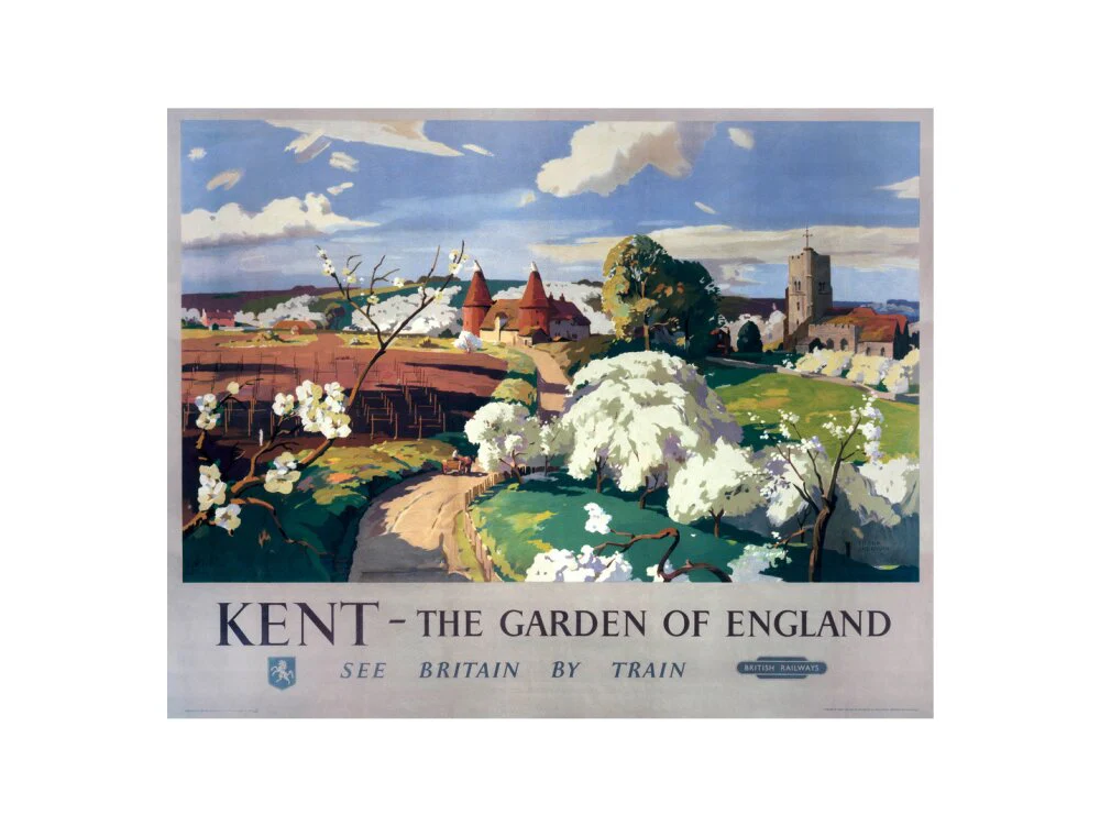 'Kent - The Garden of England', BR poster, 1955. - Image 55
