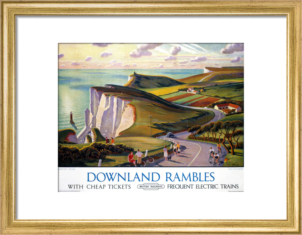 'Downland Rambles', BR poster, 1950s. - Image 10