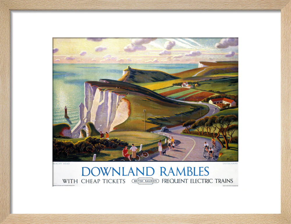 'Downland Rambles', BR poster, 1950s. - Image 11