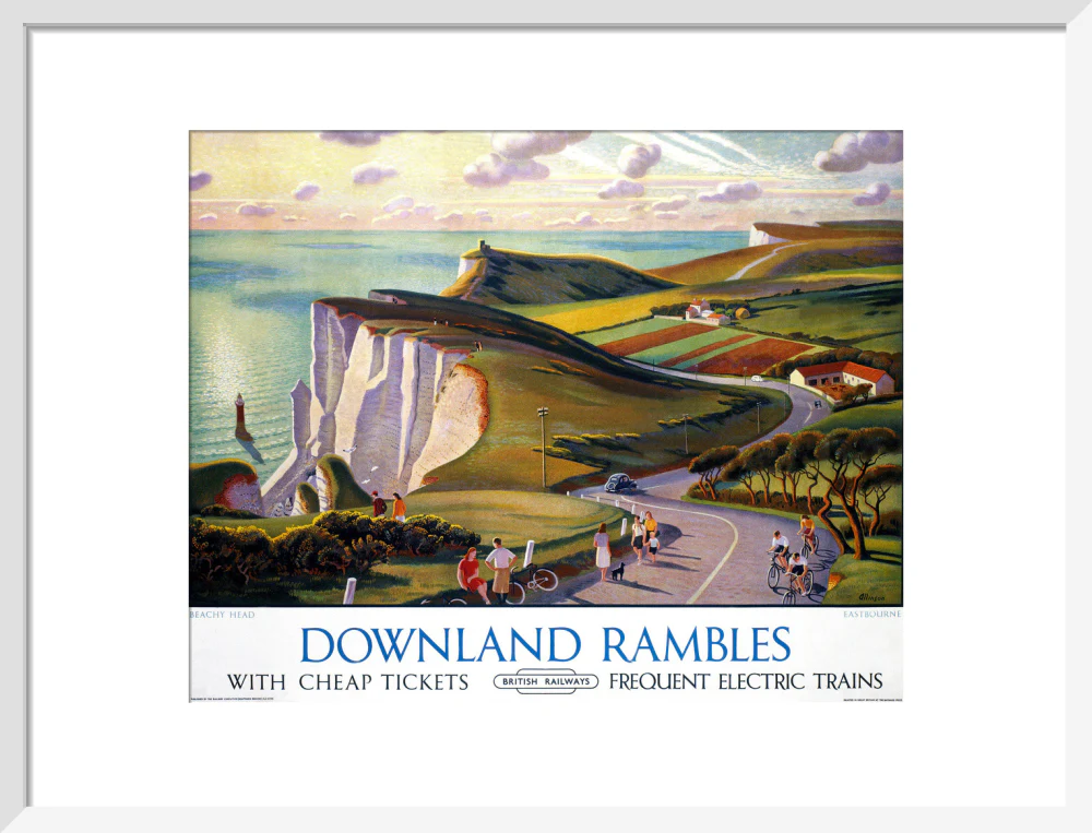 'Downland Rambles', BR poster, 1950s. - Image 14