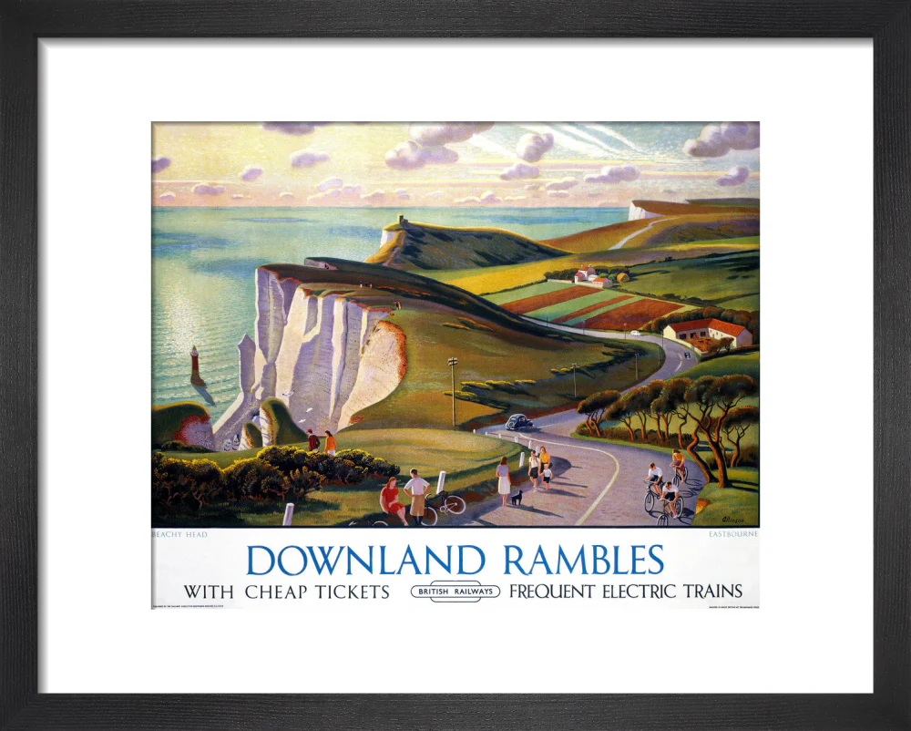 'Downland Rambles', BR poster, 1950s. - Image 3