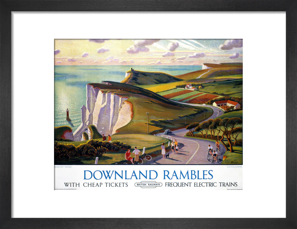 'Downland Rambles', BR poster, 1950s. - Image 41