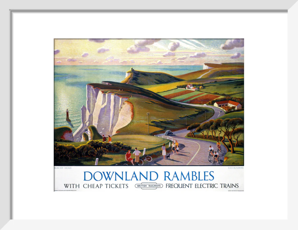 'Downland Rambles', BR poster, 1950s. - Image 42