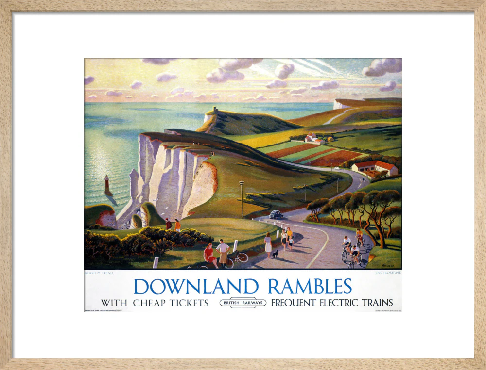 'Downland Rambles', BR poster, 1950s. - Image 49