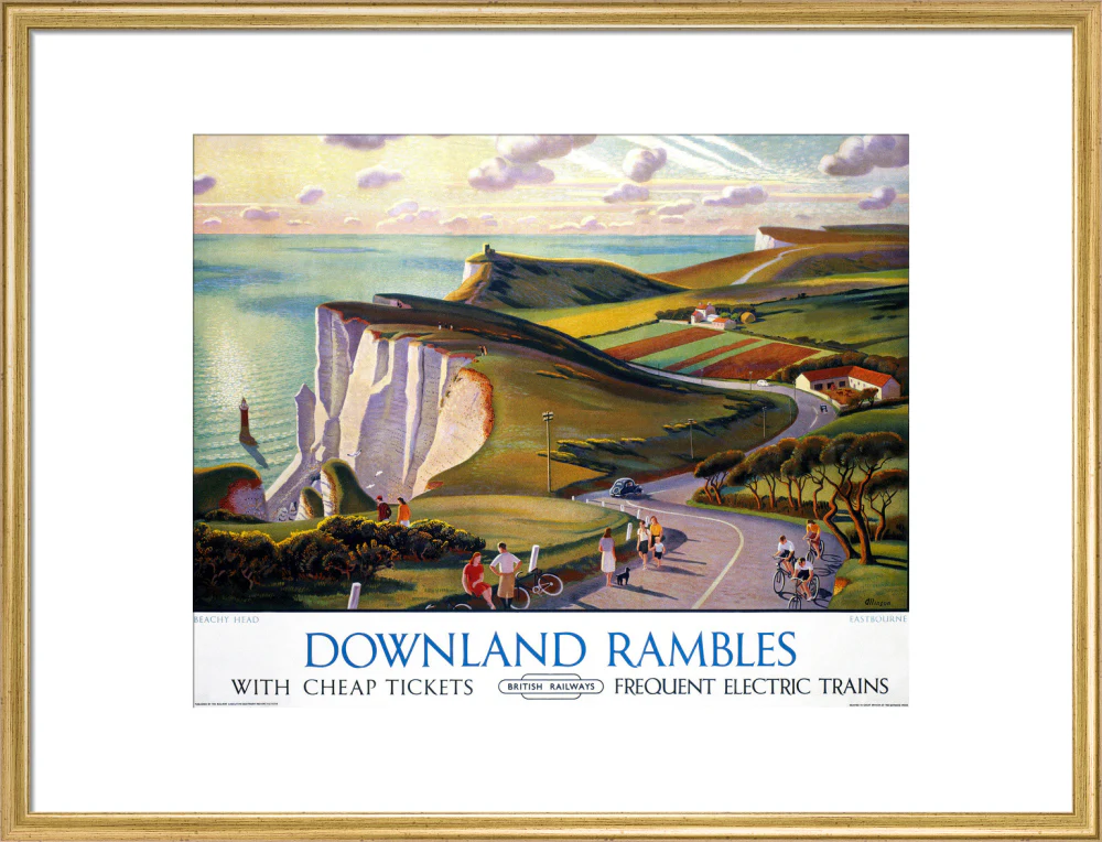 'Downland Rambles', BR poster, 1950s. - Image 53