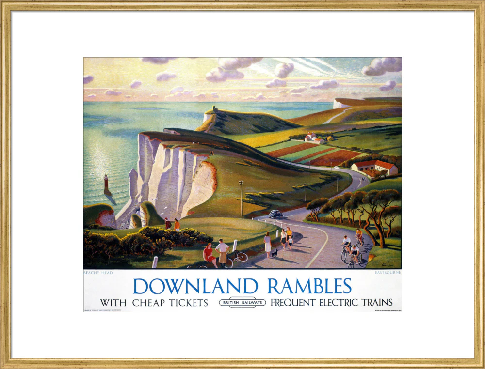 'Downland Rambles', BR poster, 1950s. - Image 58