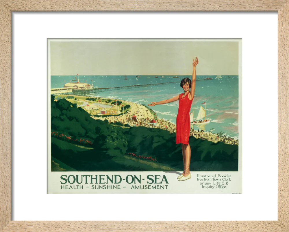 'Southend-on-Sea', LNER poster, 1923-1947. - Image 6