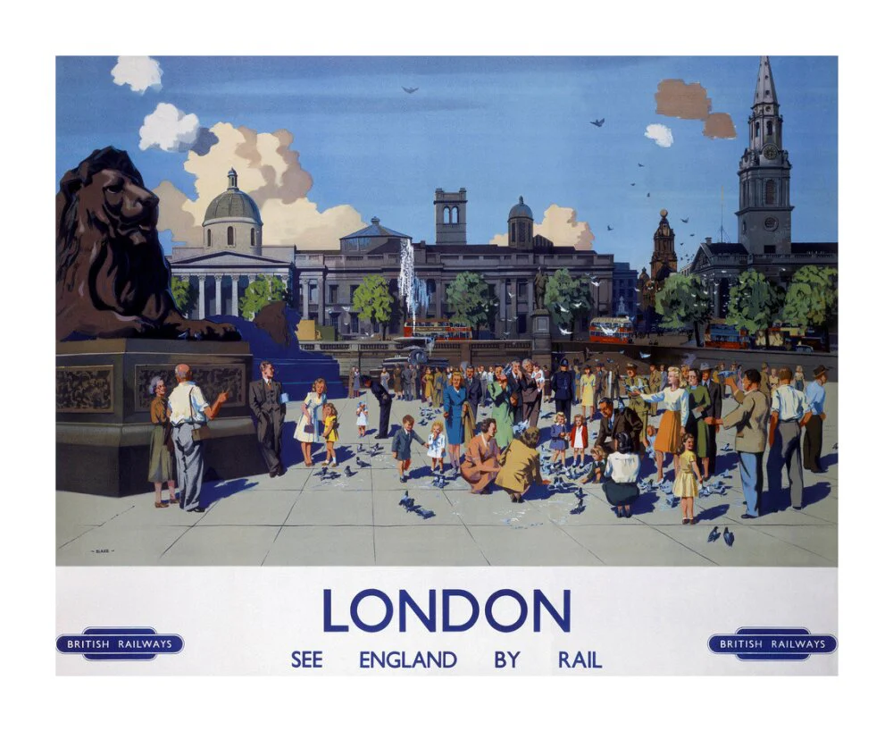 'London', BR poster, 1950s. - Image 30