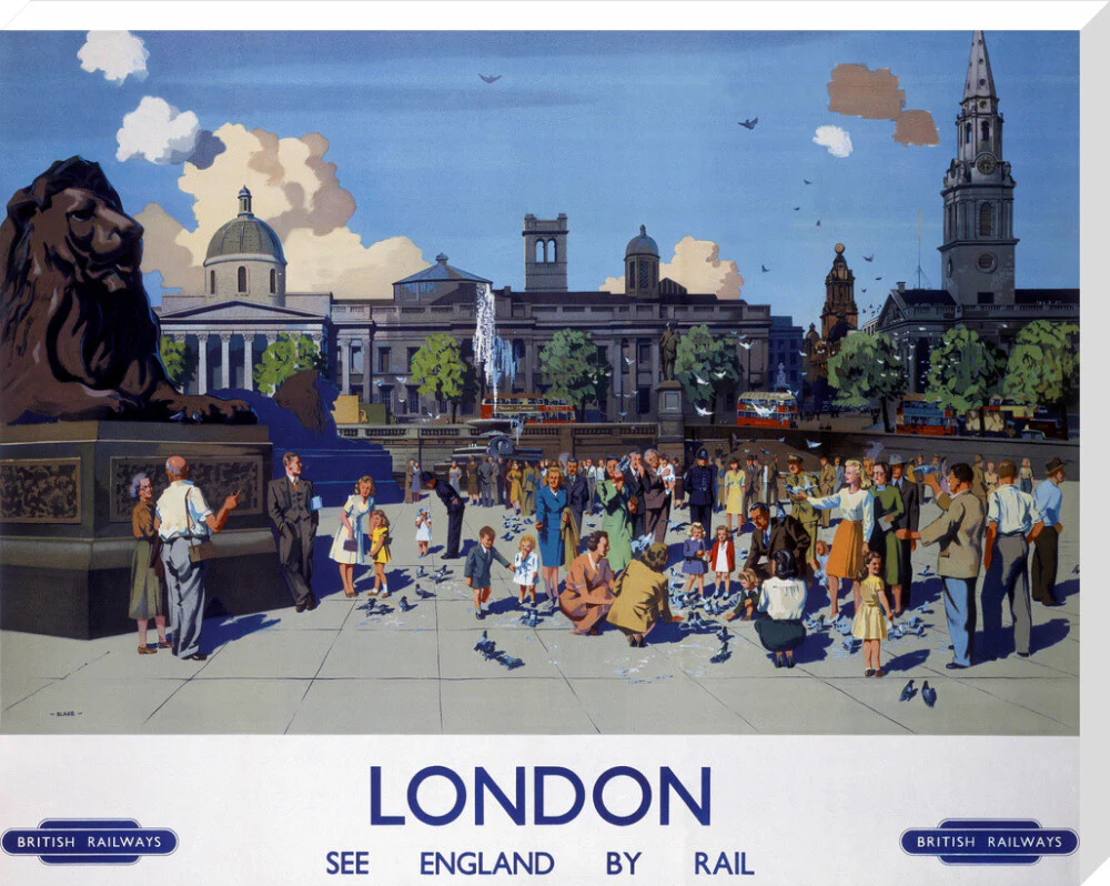 'London', BR poster, 1950s. - Image 34