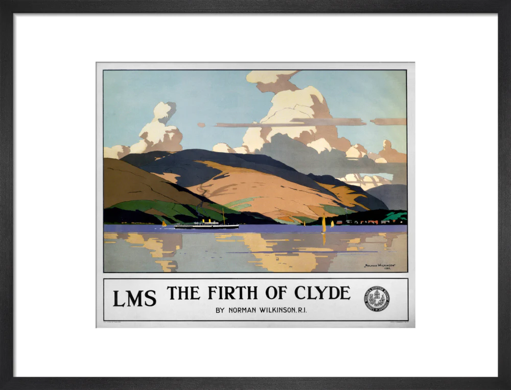'The Firth of Clyde', LMS poster, 1925. - Image 13