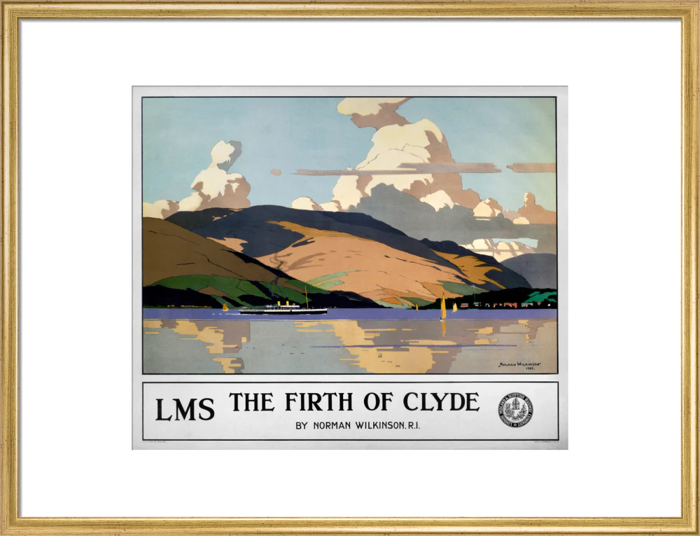 'The Firth of Clyde', LMS poster, 1925. - Image 20