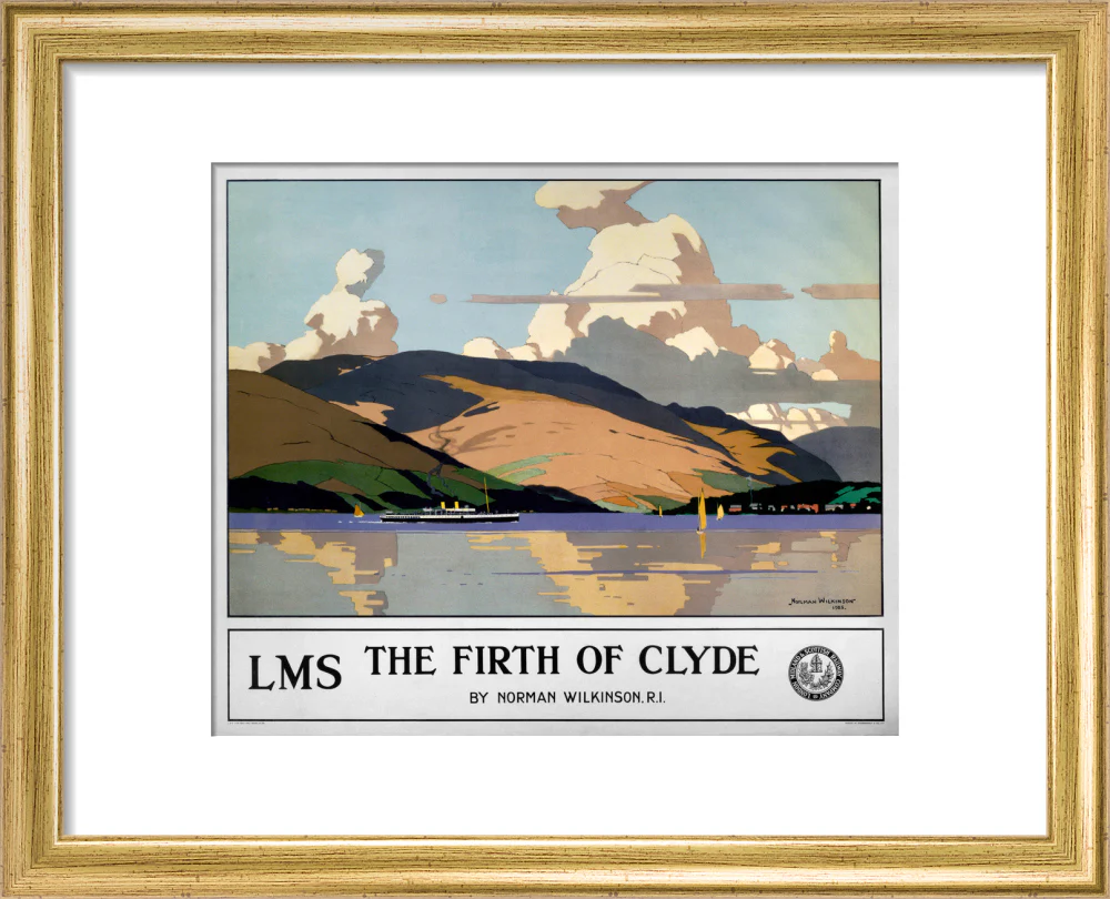 'The Firth of Clyde', LMS poster, 1925. - Image 38