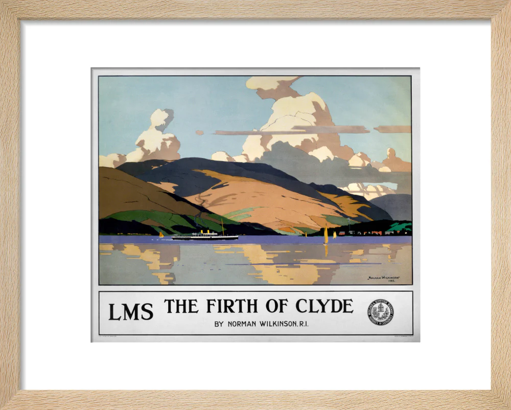 'The Firth of Clyde', LMS poster, 1925. - Image 39