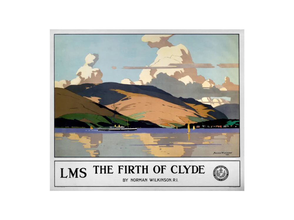 'The Firth of Clyde', LMS poster, 1925. - Image 55