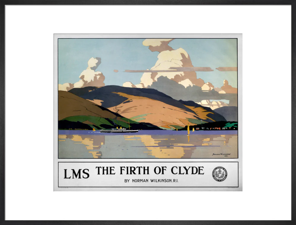 'The Firth of Clyde', LMS poster, 1925. - Image 56