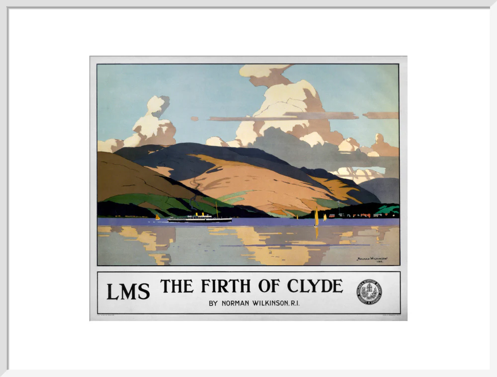 'The Firth of Clyde', LMS poster, 1925. - Image 57