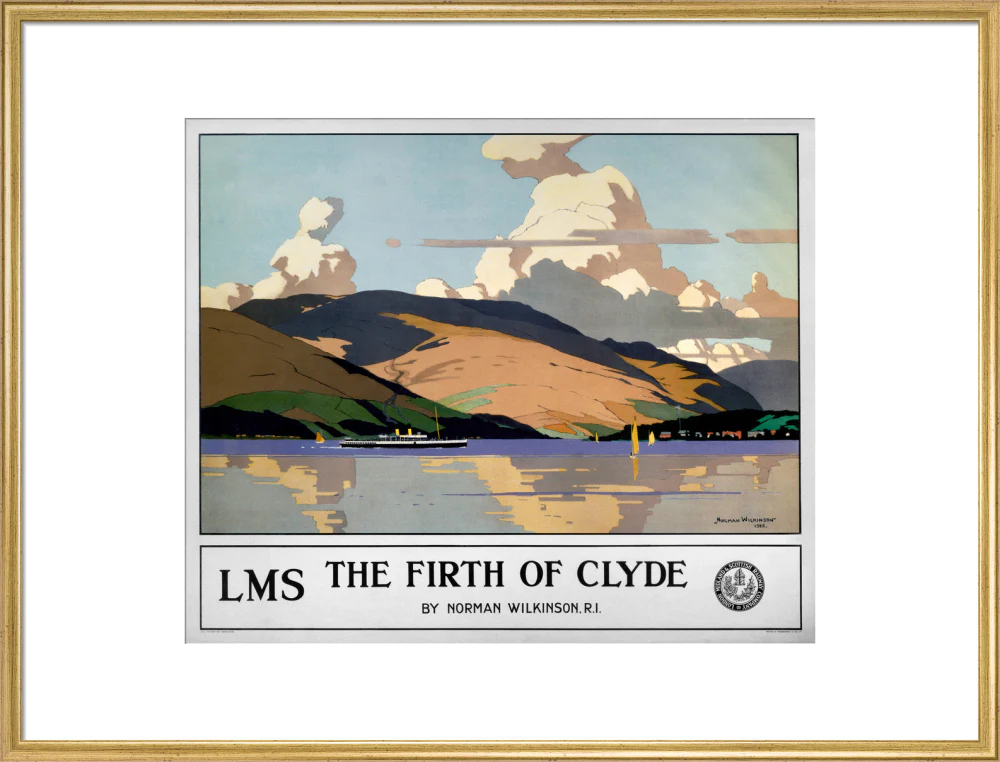 'The Firth of Clyde', LMS poster, 1925. - Image 58